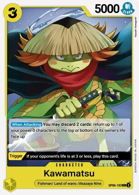 Kawamatsu (OP06-103) One Piece card