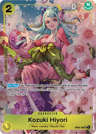 Kouzuki Hiyori (OP06-106) One Piece card