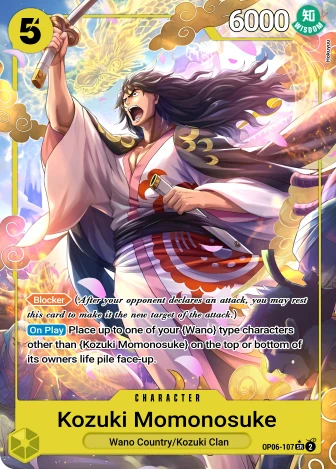 Kouzuki Momonosuke (OP06-107) One Piece card