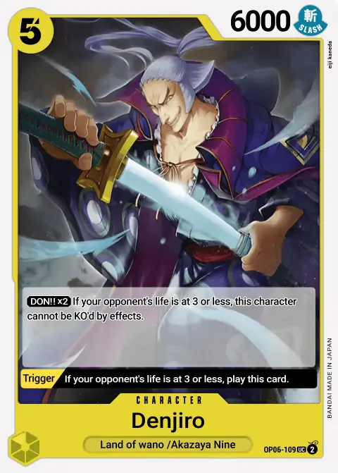 Denjiro (OP06-109) One Piece card
