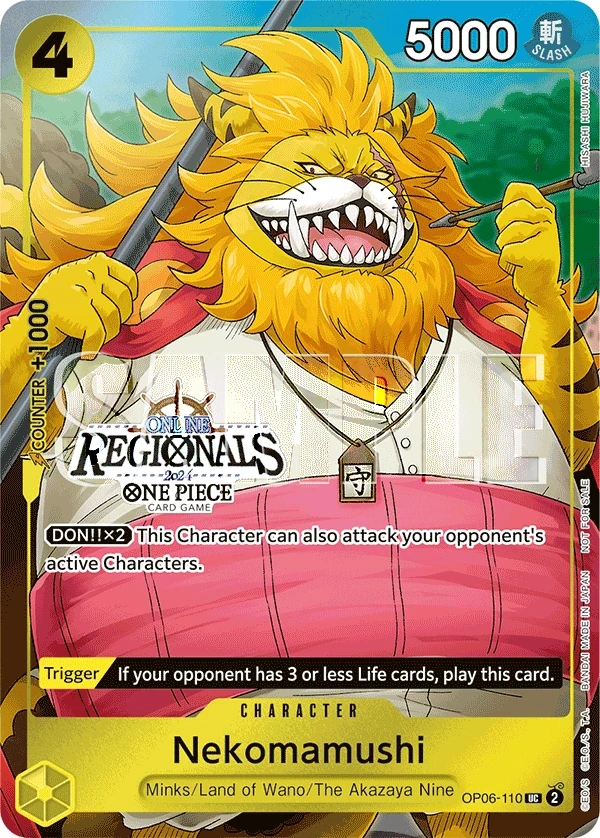 Nekomamushi (OP06-110_p1) Alt Art One Piece card