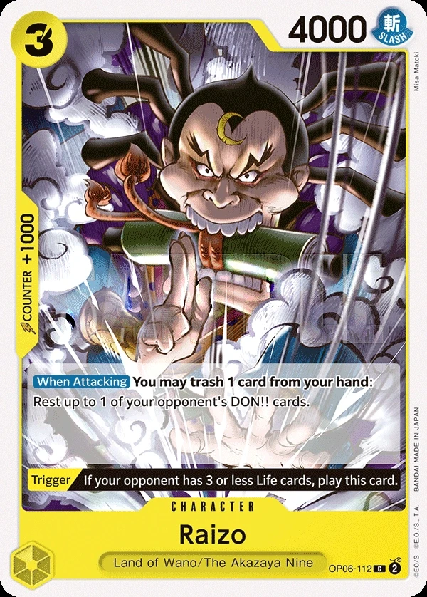 Raizo (OP06-112) One Piece card