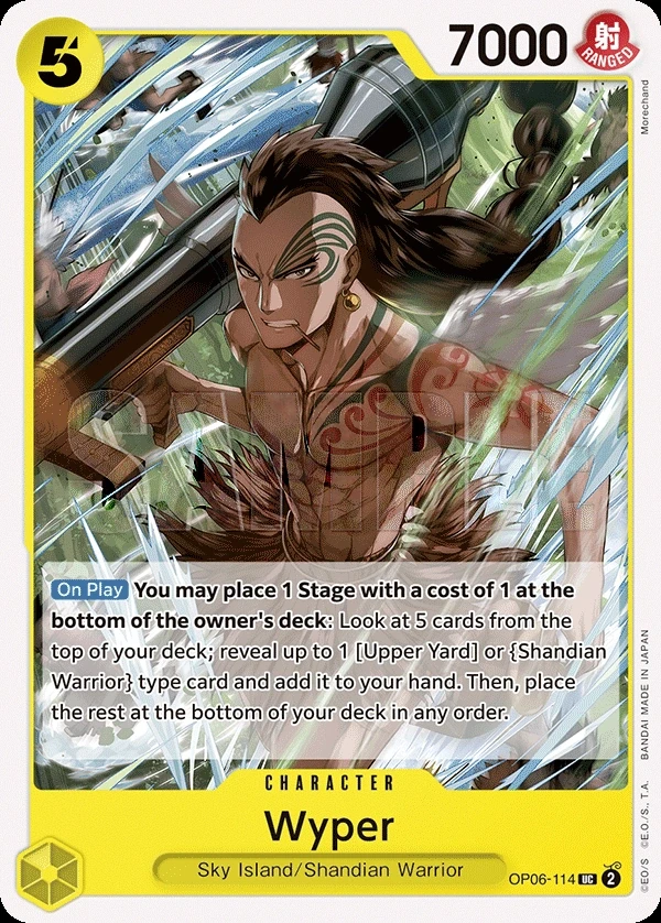 Wyper (OP06-114) One Piece card