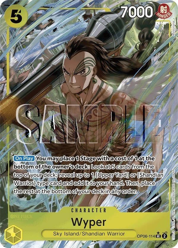 Wyper (OP06-114_p3) Alt Art One Piece card