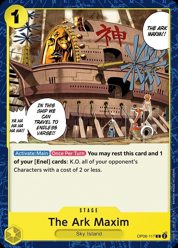 The Ark Maxim (OP06-117) One Piece card