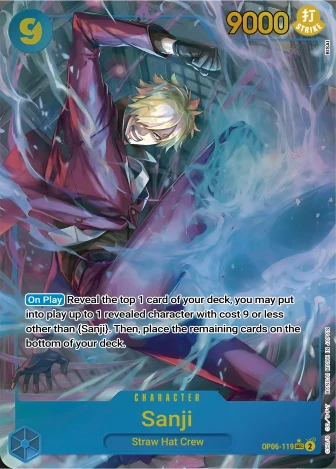 Sanji (OP06-119) One Piece card