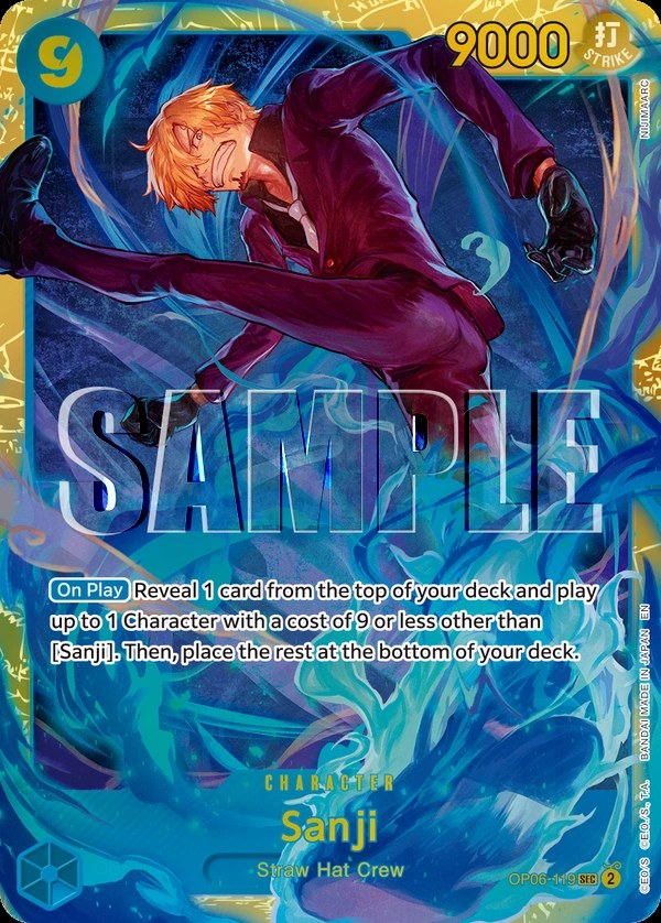 Sanji (OP06-119_r1) Reprint One Piece card