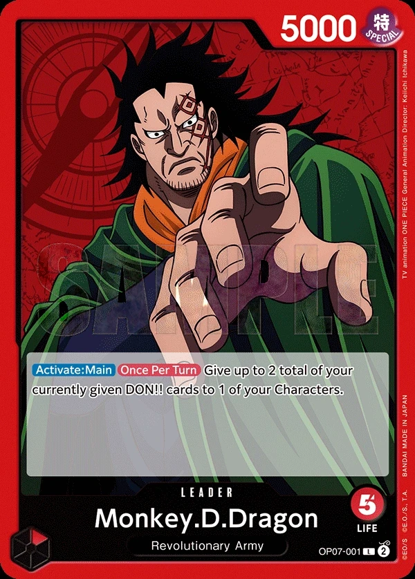 Monkey.D.Dragon (OP07-001) One Piece card
