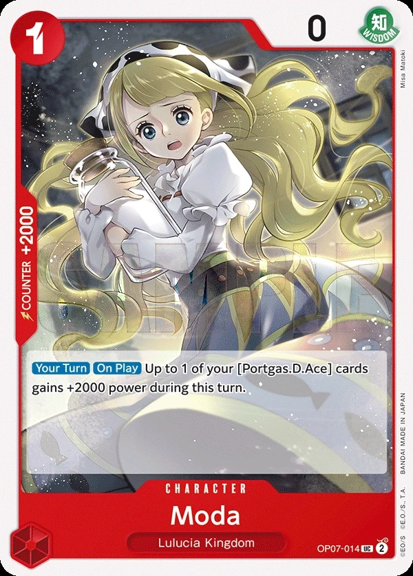 Moda (OP07-014) One Piece card