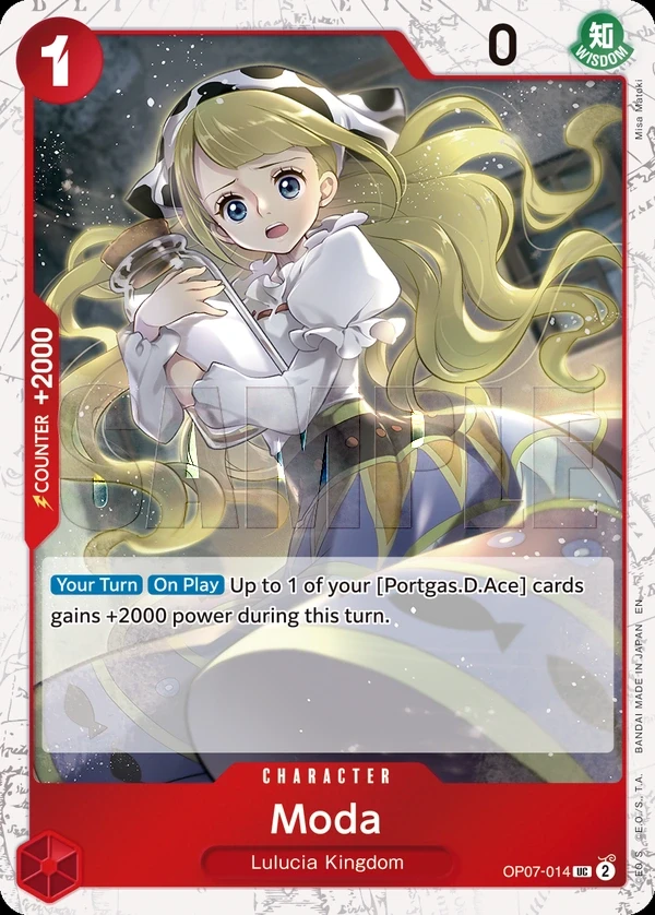 Moda (OP07-014_p1) Alt Art One Piece card