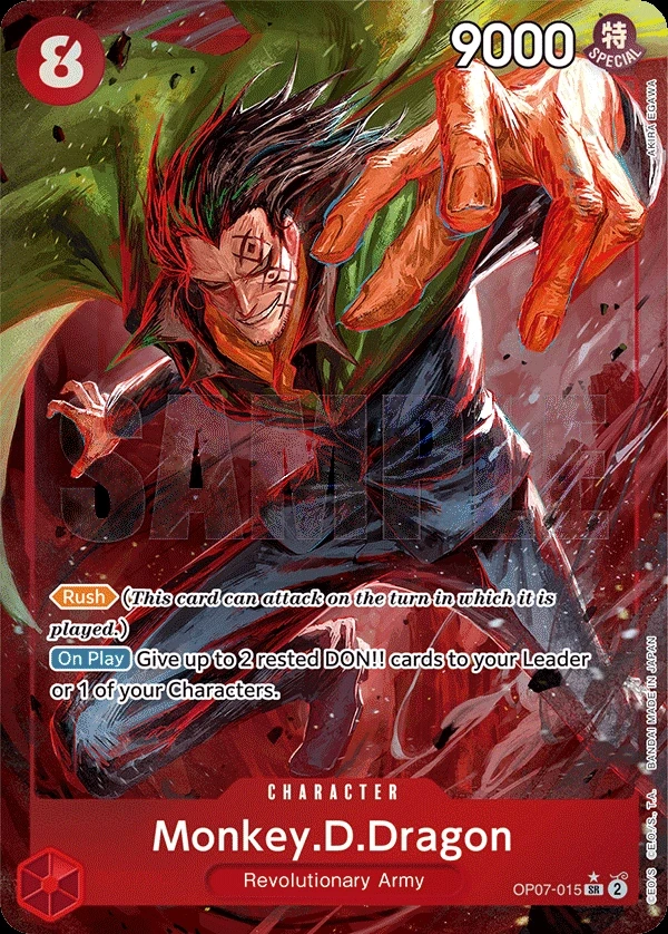 Monkey.D.Dragon (OP07-015_p1) Alt Art One Piece card