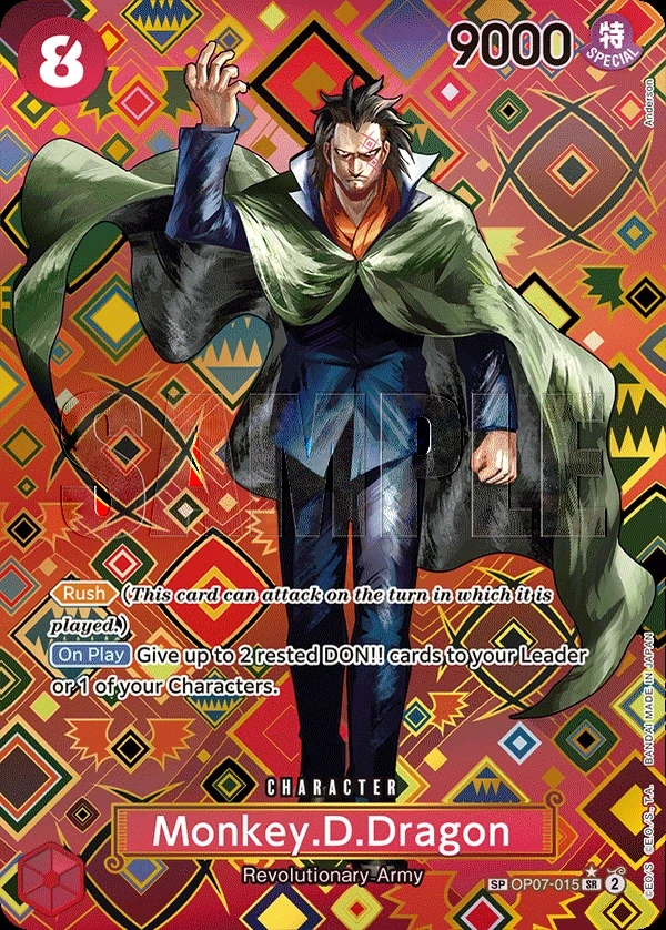 Monkey.D.Dragon (OP07-015_p2) SP One Piece card