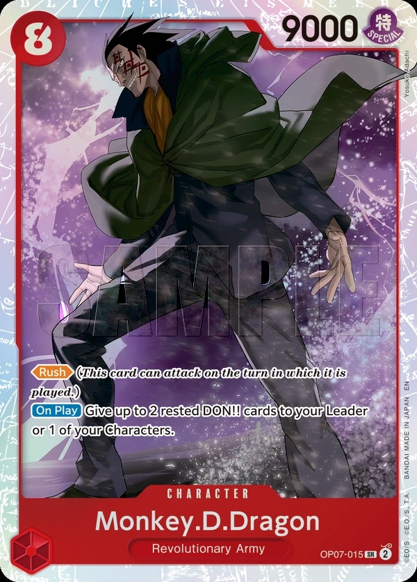 Monkey.D.Dragon (OP07-015_r1) Reprint One Piece card