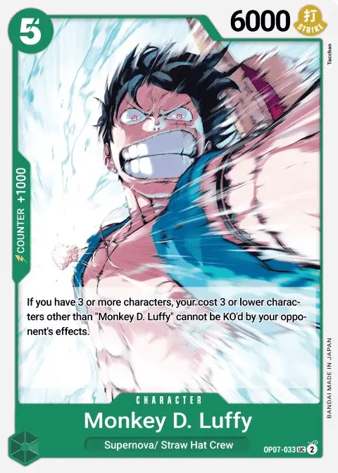 Monkey.D.Luffy (OP07-033) One Piece card
