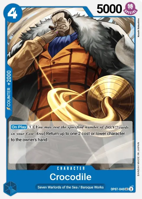 Crocodile (OP07-040) One Piece card