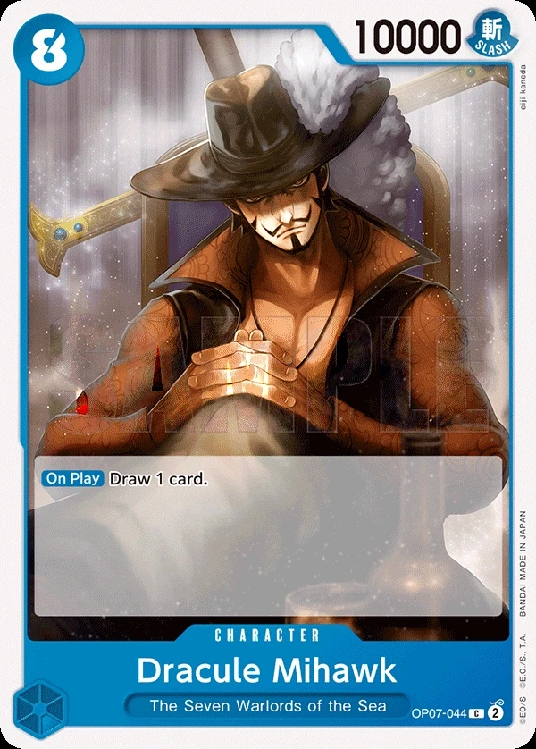 Dracule Mihawk (OP07-044) One Piece card
