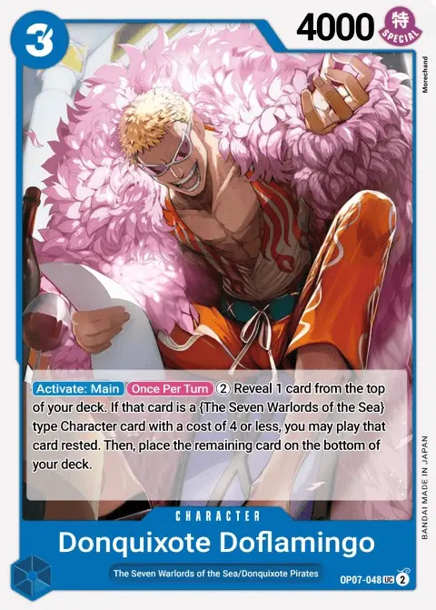 Donquixote Doflamingo (OP07-048) One Piece card
