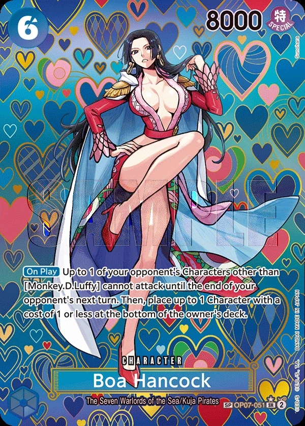 Boa Hancock (OP07-051_p3) SP One Piece card