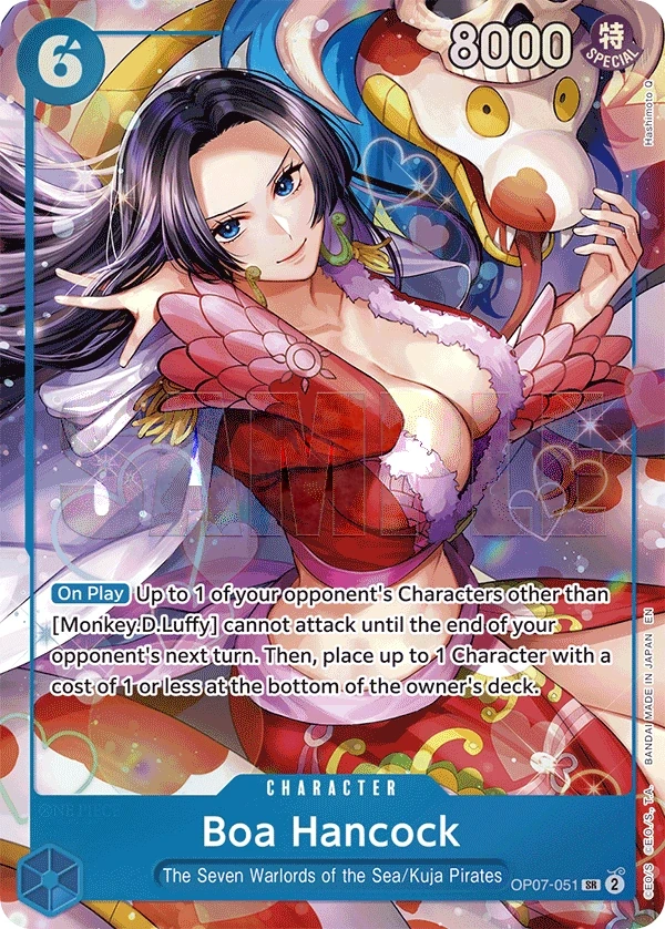 Boa Hancock (OP07-051_p4) Alt Art One Piece card