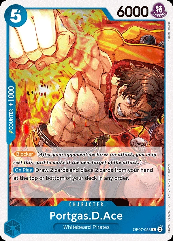 Portgas.D.Ace (OP07-053) One Piece card