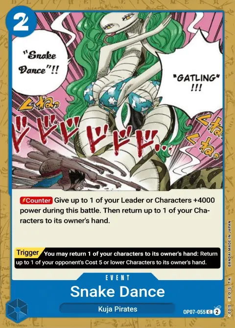 Snake Dance (OP07-055) One Piece card