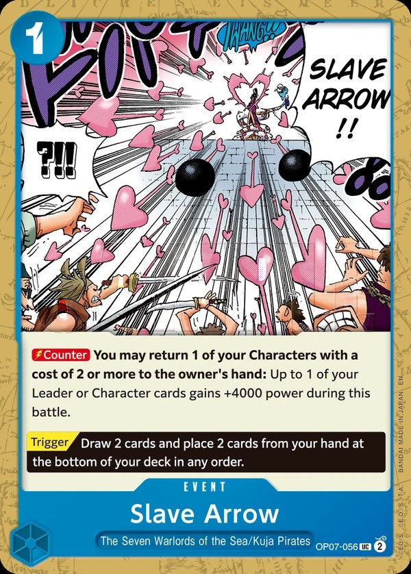 Slave Arrow (OP07-056_r1) Reprint One Piece card