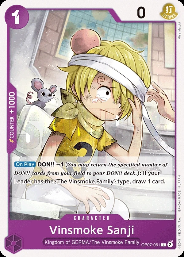 Vinsmoke Sanji (OP07-061) One Piece card