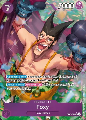 Foxy (OP07-071) One Piece card