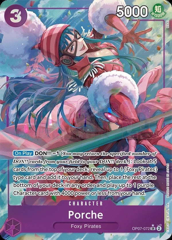 Porche (OP07-072_p1) Alt Art One Piece card