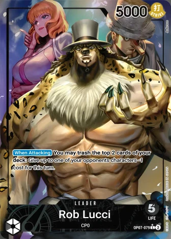 Rob Lucci (OP07-079) One Piece card