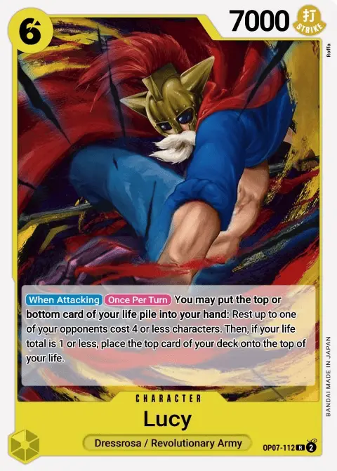 Lucy (OP07-112) One Piece card