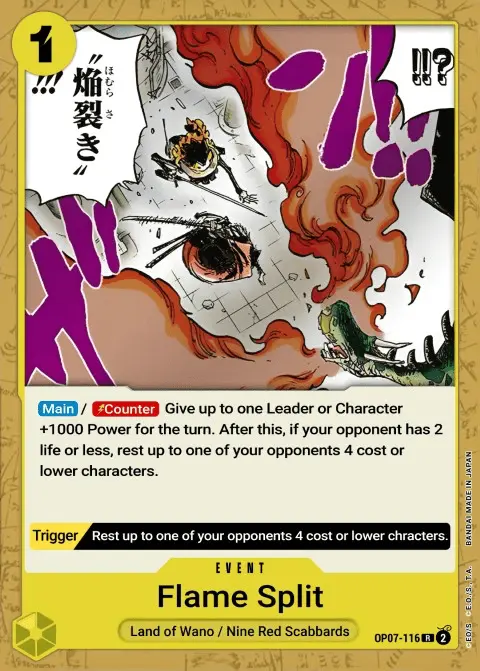 Blaze Slice (OP07-116) One Piece card