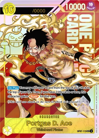 Portgas.D.Ace (OP07-119) One Piece card