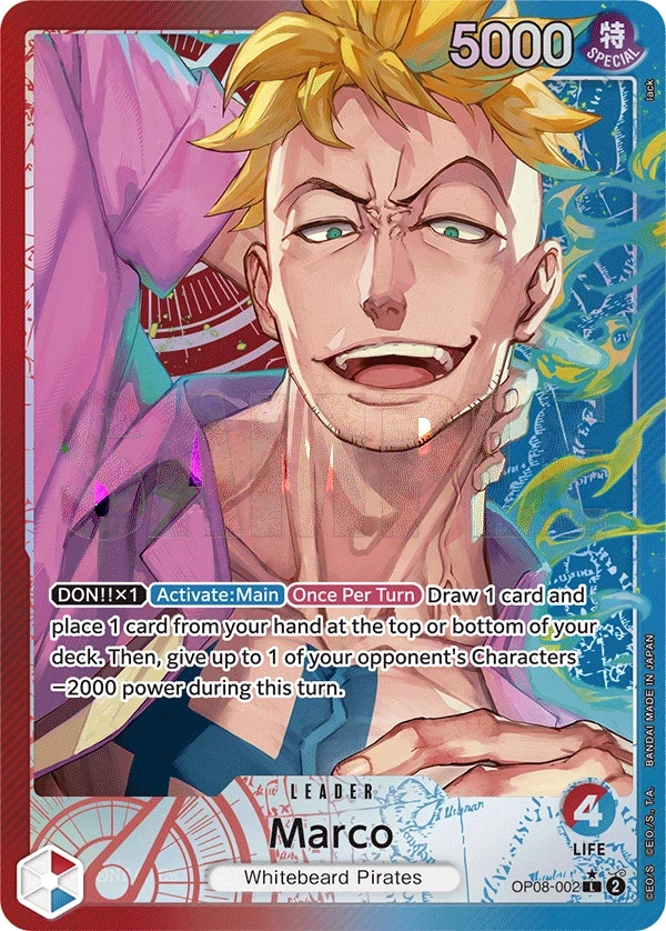 Marco (OP08-002_p1) Alt Art One Piece card