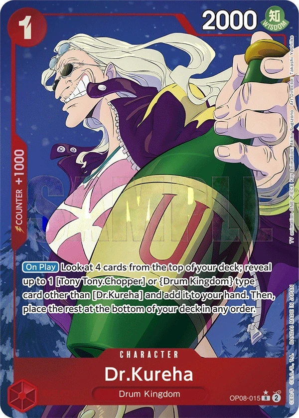 Dr.Kureha (OP08-015_p1) Alt Art One Piece card