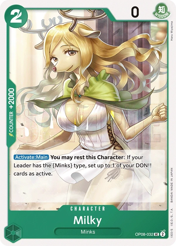 Milky (OP08-032) One Piece card