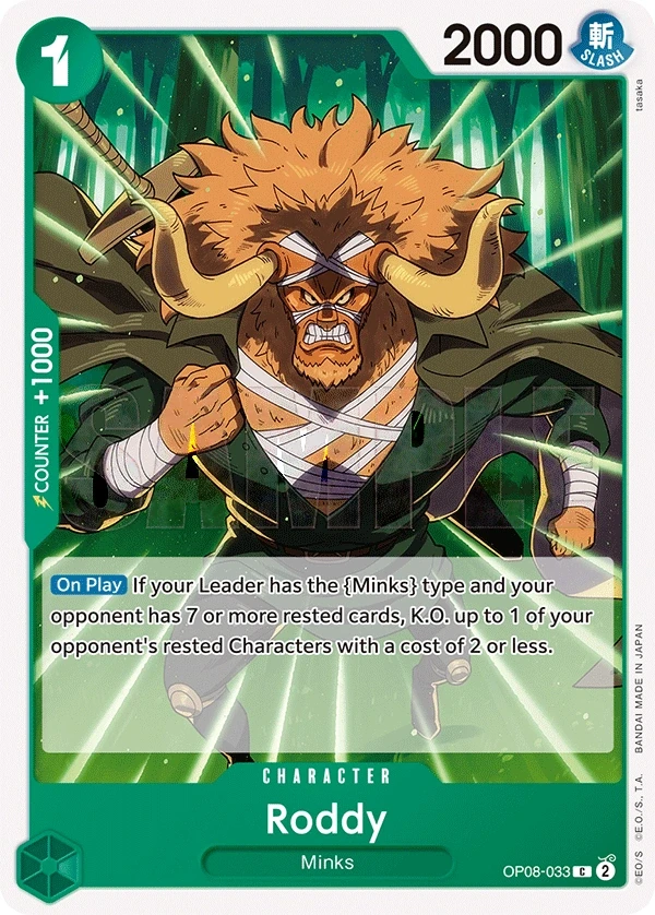 Roddy (OP08-033) One Piece card