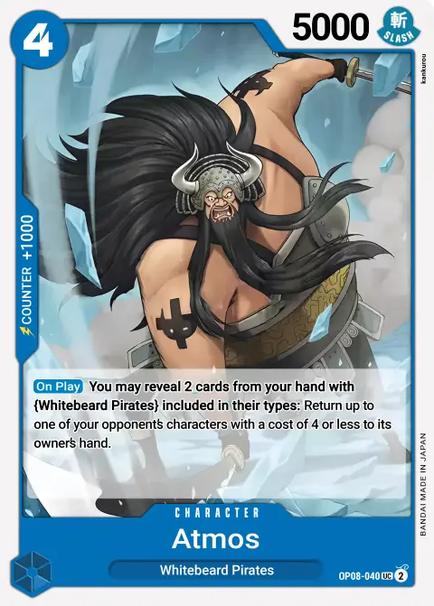 Atmos (OP08-040) One Piece card