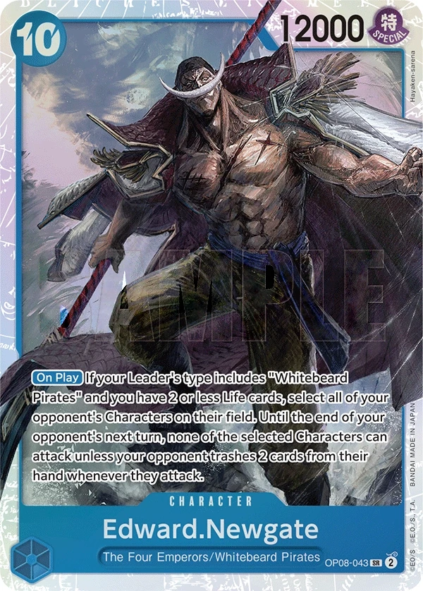 Edward.Newgate (OP08-043) One Piece card