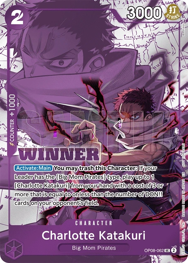Charlotte Katakuri (OP08-062_p2) Alt Art One Piece card