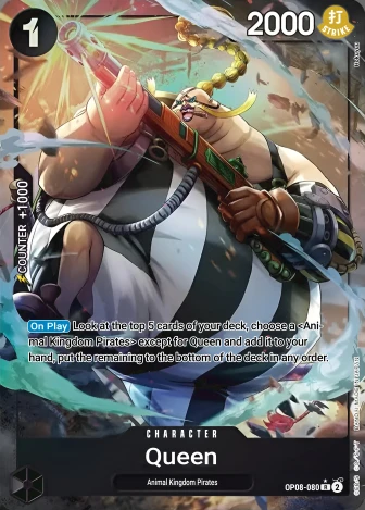 Queen (OP08-080) One Piece card
