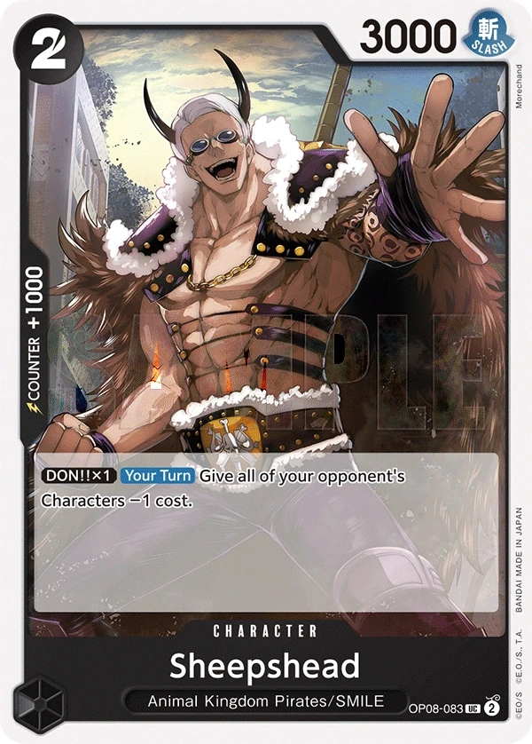 Sheepshead (OP08-083) One Piece card