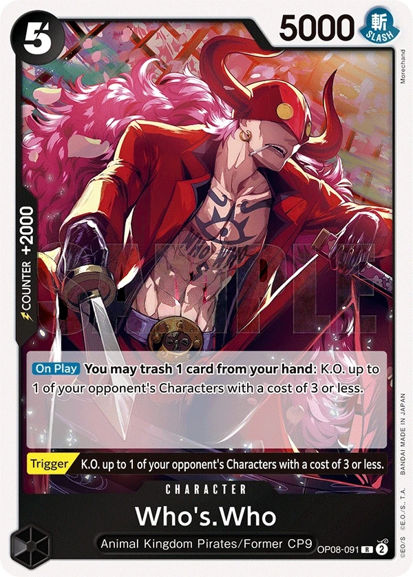 Who's.Who (OP08-091) One Piece card