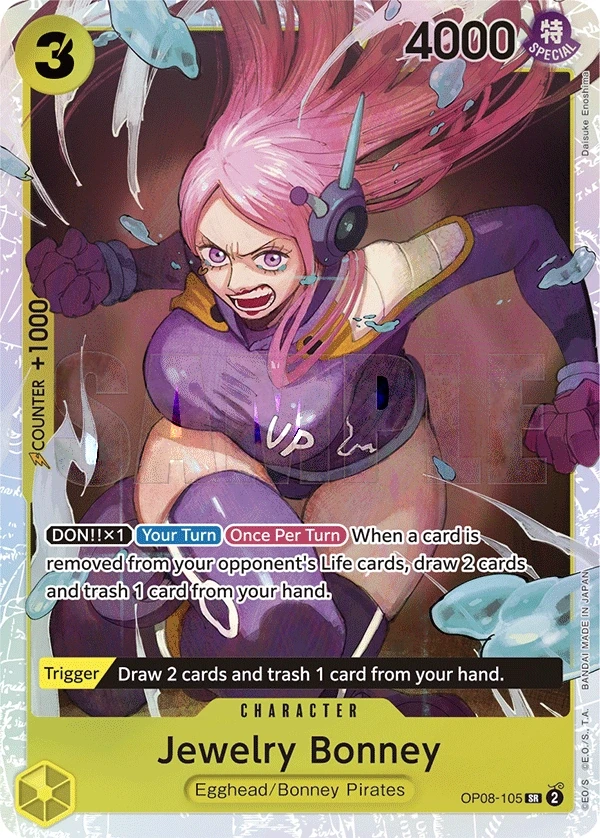 Jewelry Bonney (OP08-105) One Piece card