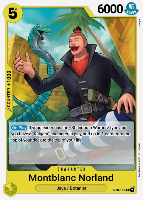 Mont Blanc Noland (OP08-109) One Piece card