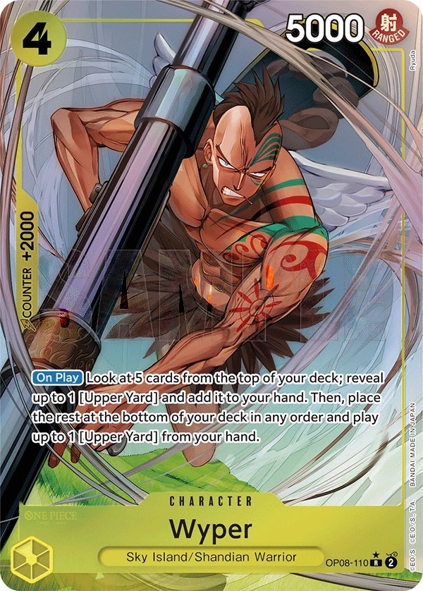 Wyper (OP08-110_p1) Alt Art One Piece card