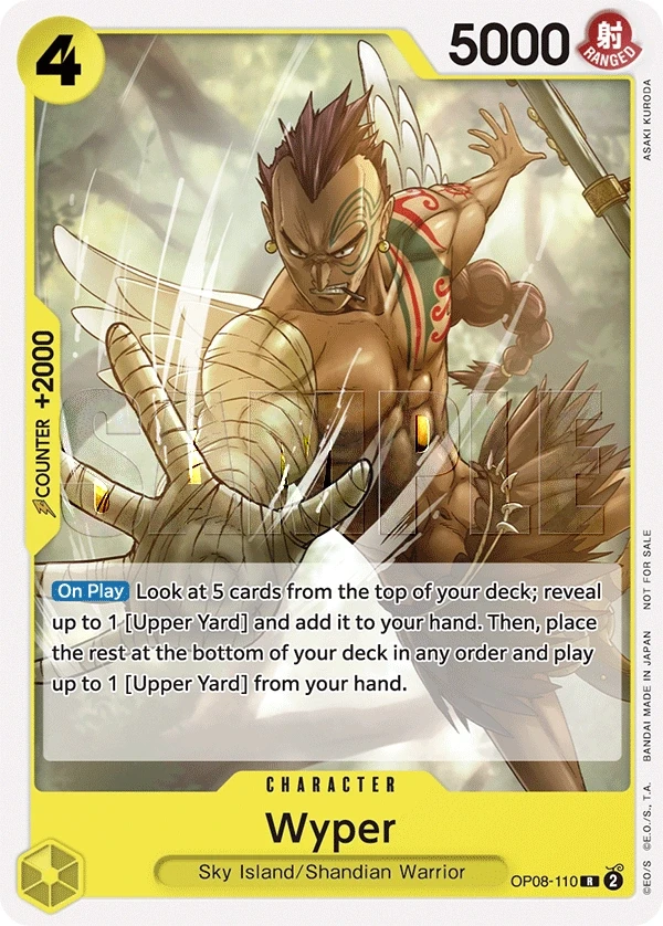 Wyper (OP08-110_p2) Alt Art One Piece card