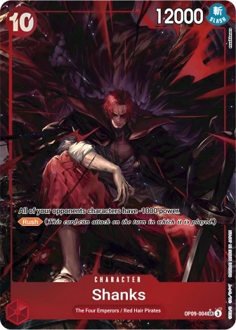 Shanks (OP09-004) One Piece card