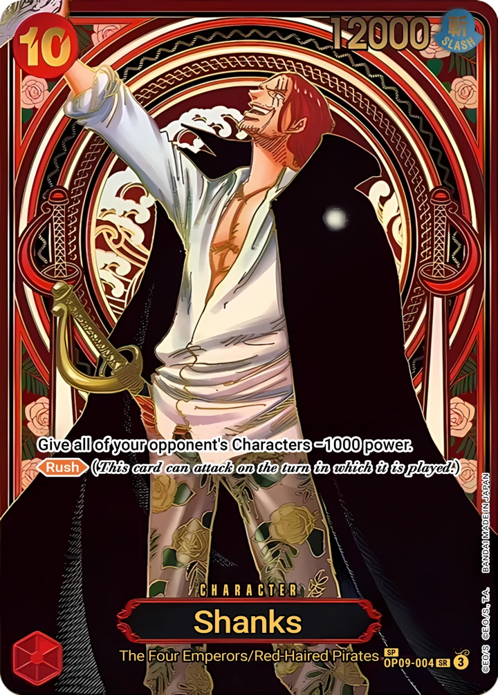 Shanks (OP09-004_p5) SP One Piece card