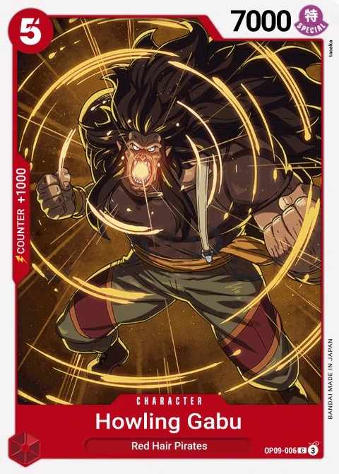 Howling Gab (OP09-006) One Piece card
